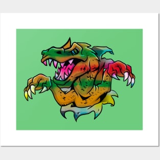 Cool Impressive Colorful Dinosaur Gift For Everybody Posters and Art